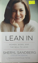 Load image into Gallery viewer, Lean In : Women, Work, and the Will to Lead - Sheryl Sandberg