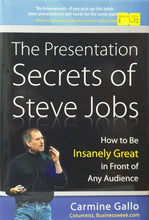 Load image into Gallery viewer, The Presentation Secrets Of Steve Jobs - Carmine Gallo