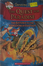 Load image into Gallery viewer, Geronimo Stilton and the Kingdom of Fantasy: (Book2) Quest for Paradise