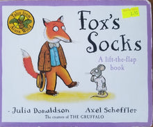Load image into Gallery viewer, Tales From Acorn Wood: Fox's Socks - Julia Donaldson & Axel Scheffler