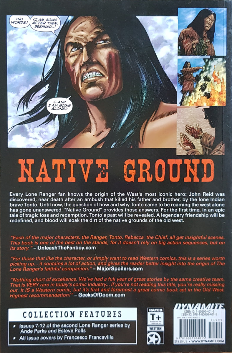 The Lone Ranger Volume 6: Native Ground - Ande Parks – Evernew Book Store