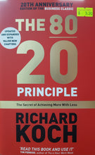Load image into Gallery viewer, The 80/20 Principle - Richard Koch