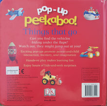 Load image into Gallery viewer, Pop-Up Peekaboo! Things That Go - Dawn Sirett