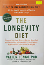 Load image into Gallery viewer, The Longevity Diet - Valter Longo