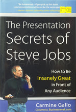 Load image into Gallery viewer, The Presentation Secrets Of Steve Jobs - Carmine Gallo
