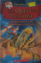 Load image into Gallery viewer, Geronimo Stilton and the Kingdom of Fantasy: (Book2) Quest for Paradise
