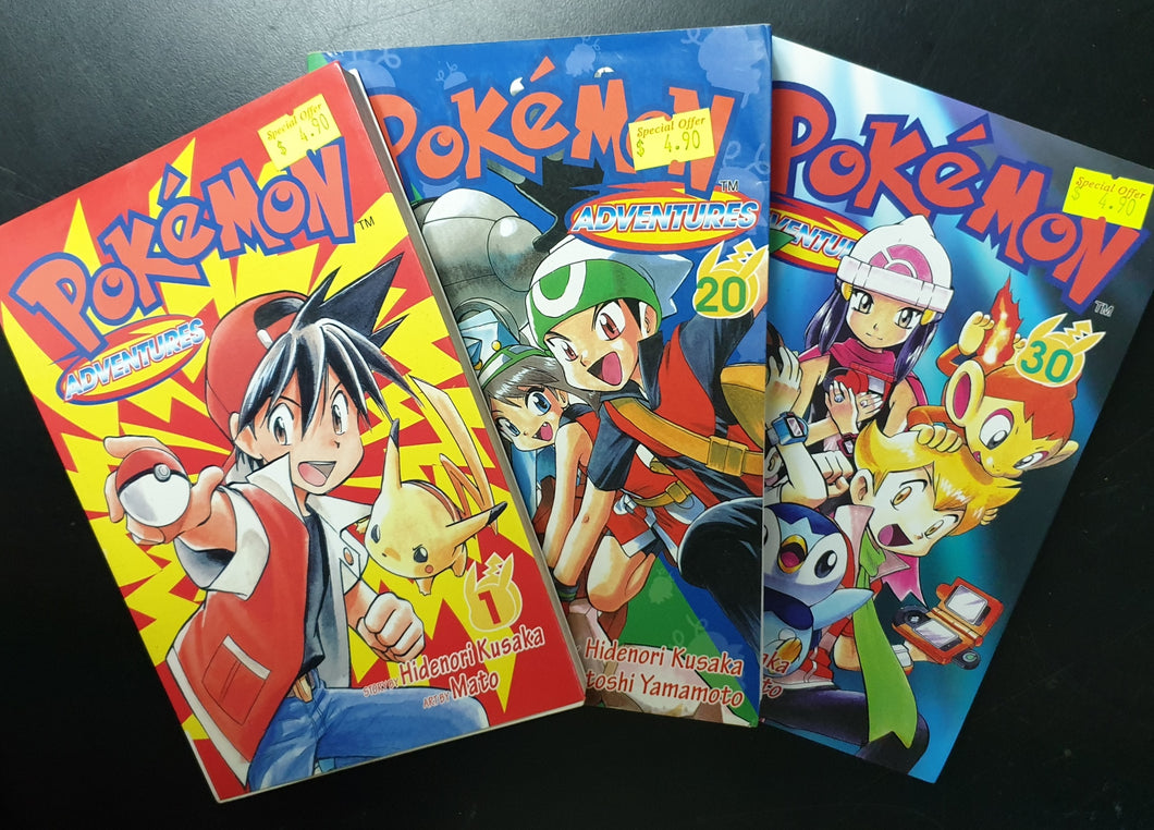 Pokemon Adventures (Assorted English Translated Manga) - Hidenori Kusaka & Various Artists