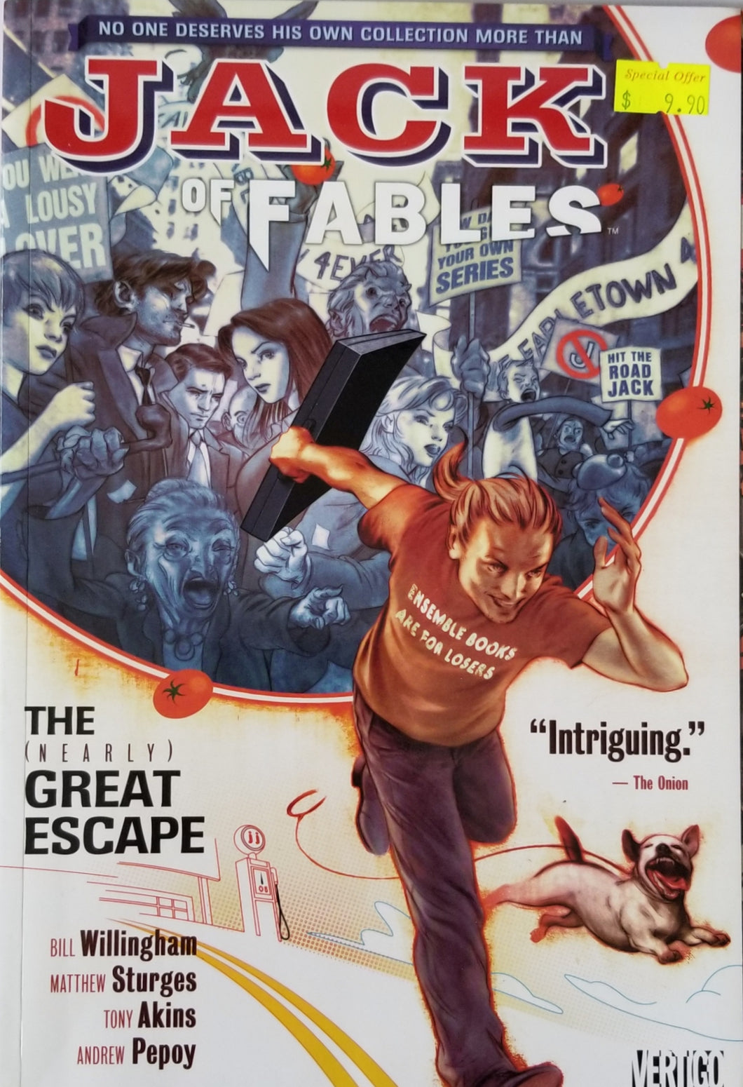 Jack of Fables: The Nearly Great Escape - Bill Willingham, Matthew Sturges, Tony Akins, Andrew Pepoy