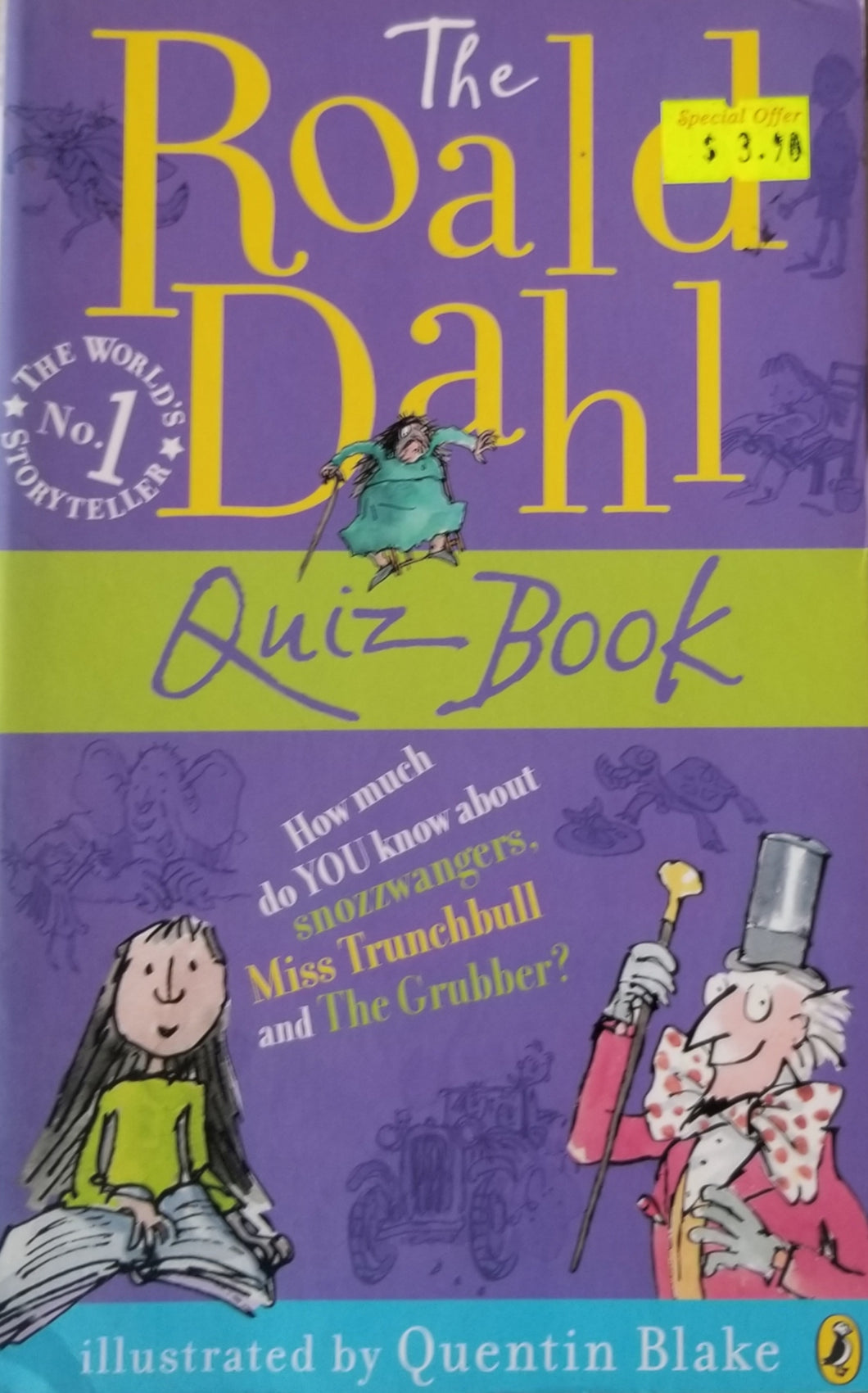 The Roald Dahl Quiz Book -  Richard Maher , Sylvia Bond & Quentin Blake