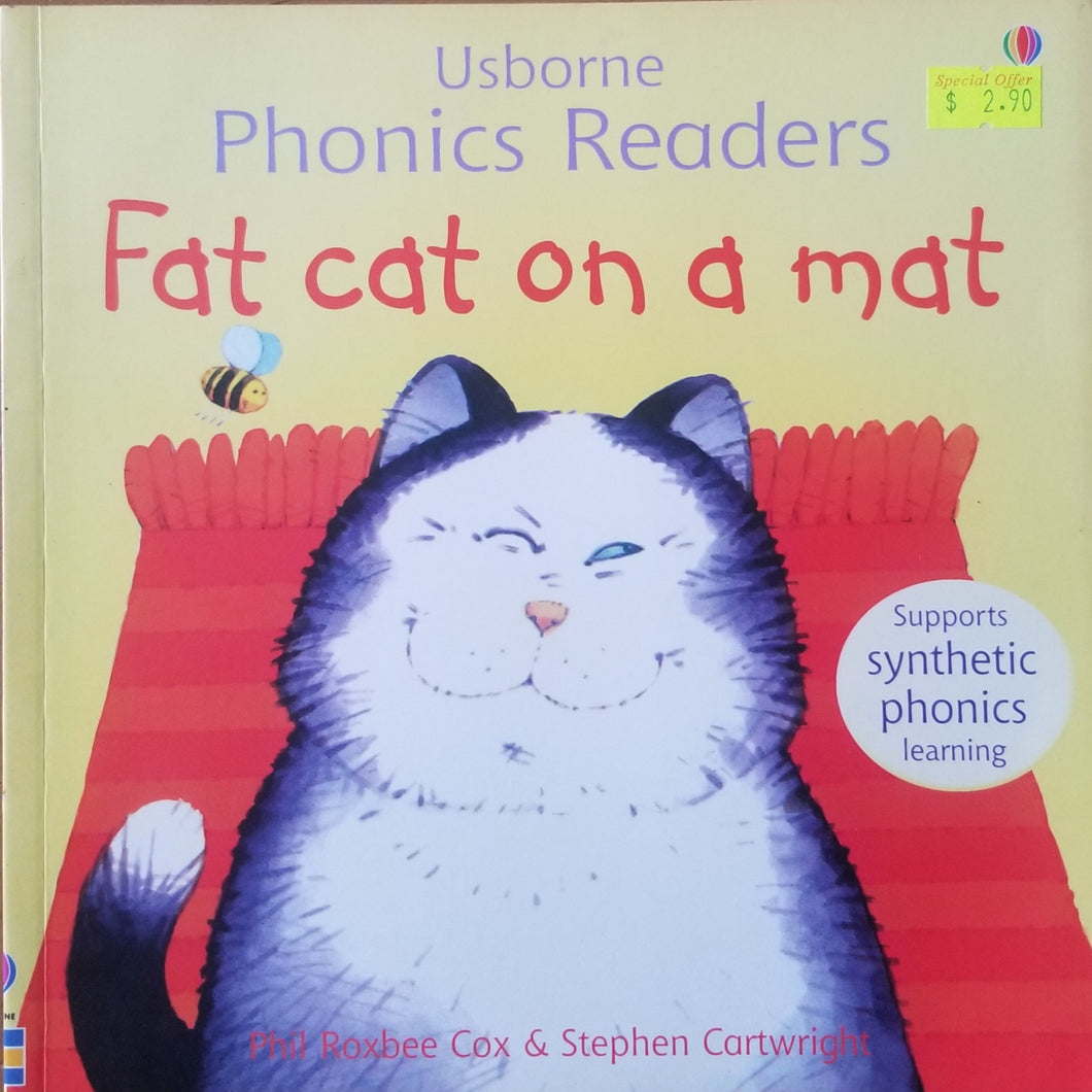 Fat Cat On A Mat Phonics Reader - Phil Roxbee Cox