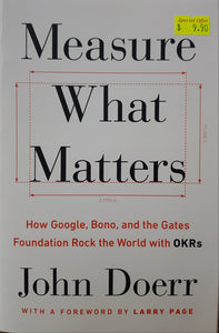 Measure What Matters - John Doerr & Larry Page