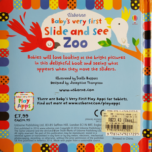 Baby's Very First Slide and See Zoo - Stella Baggott