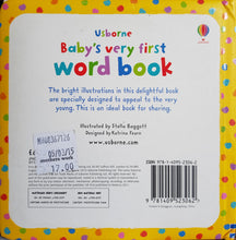 Load image into Gallery viewer, Baby&#39;s Very First Word Book - Stella Baggott
