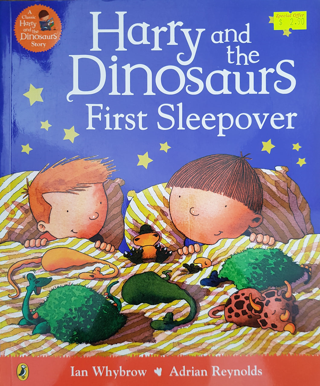 Harry and the Dinosaurs First Sleepover - Ian Whybrow & Andrian Reynolds