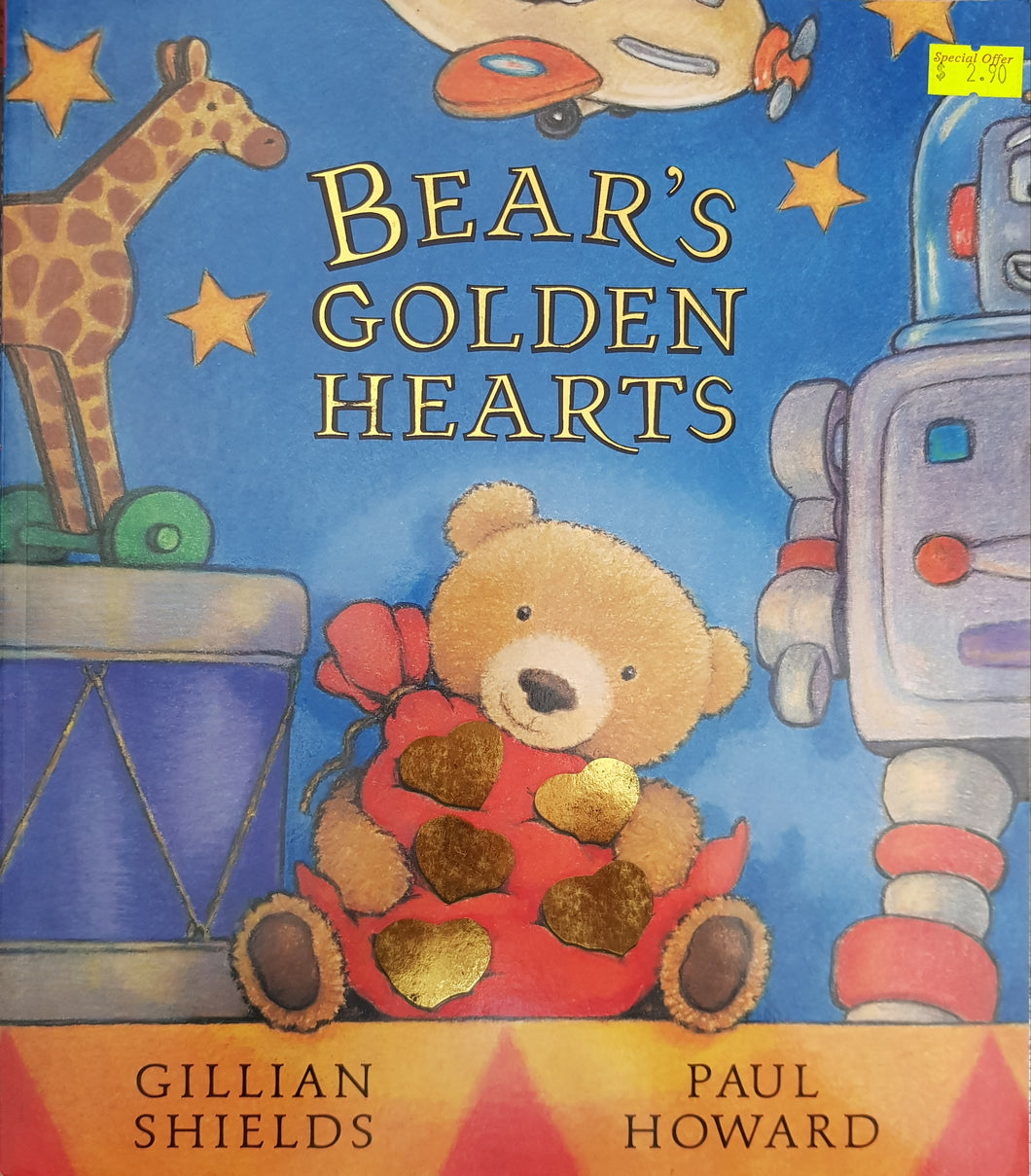 Bear's Golden Hearts - Gillian Shields & Paul Howard