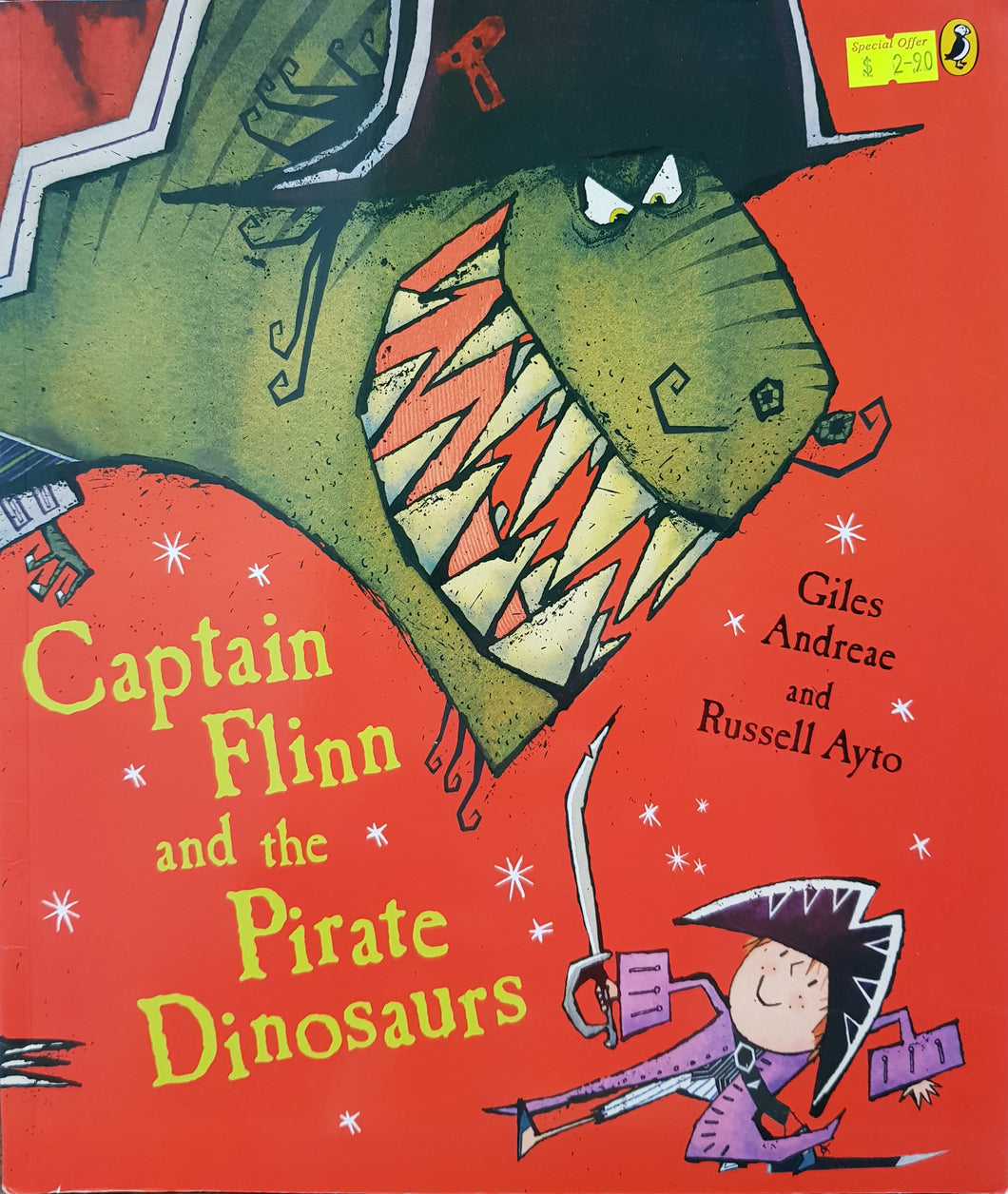 Captain Flinn and the Pirate Dinosaurs - Giles Andreae & Russell Ayto