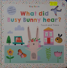 Load image into Gallery viewer, Tiny Town What did Busy Bunny hear? - Oakley Graham &amp; Lemon Ribbon
