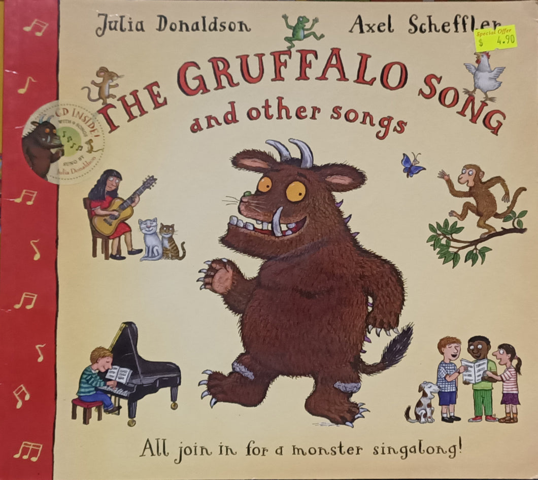 The Gruffalo Song and Other Songs Book and CD Pack - Julia Donaldson & Axel Scheffler