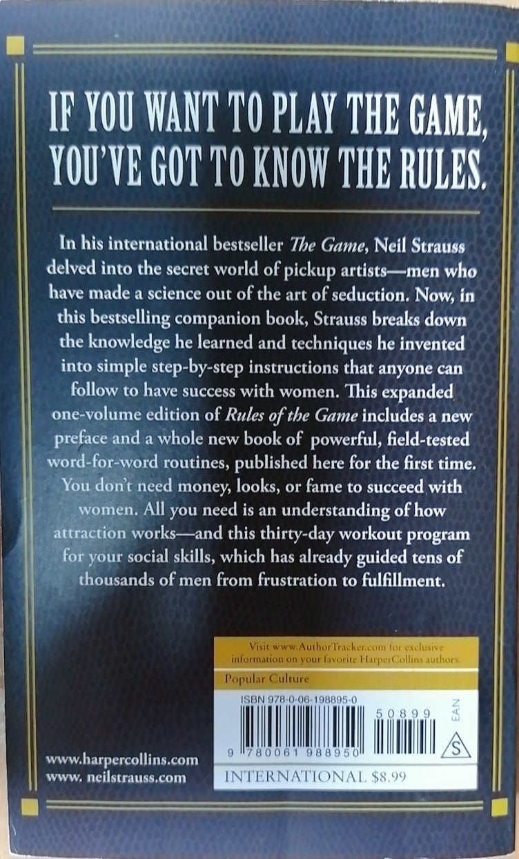Rules Of The Game Neil Strauss Audiobook The Rules Of The Game Neil Strauss